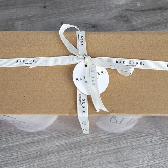 Rae Dunn 2 Beer Stein Mug Gift Set - Picture 4 of 7